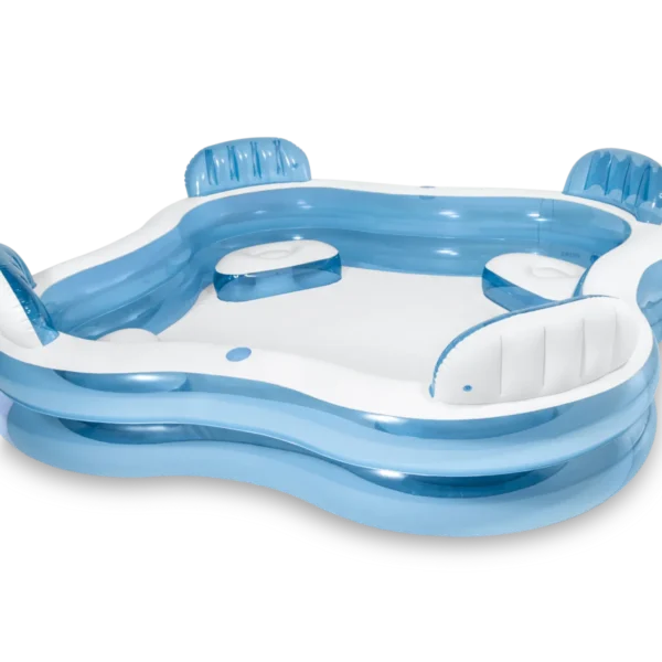 Intex Swim Center porodični bazen sa jastucima i držačima za piće (229×229×66 cm)