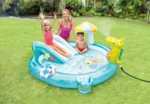 Intex Aligator igraonica sa toboganom i prskalicom (201×170×84 cm) - Image 2