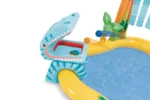 Intex Dinosaurus igraonica sa toboganom, prskalicom i 6 loptica (249×191×109 cm) - Image 4