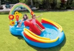 Intex Rainbow Ring igraonica sa toboganom i prskalicom (297×193×135 cm) - Image 2