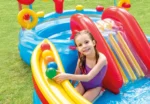 Intex Rainbow Ring igraonica sa toboganom i prskalicom (297×193×135 cm) - Image 4