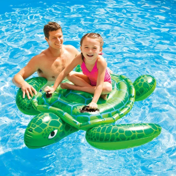 Intex Morska kornjača dušek na napuhavanje (sa ručkama, 150×127 cm) – detalj 2