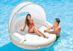 Intex Canopy Island ležaljka za vodu sa nadstrešnicom (199×150 cm, 2 osobe) - Image 2