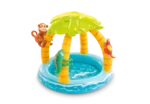 Intex Tropical Island bazen za bebe sa tendom i 3 igračke (102×102×86 cm)