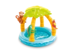 Intex Tropical Island bazen za bebe sa tendom i 3 igračke (102×102×86 cm)