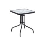AMS Garden baštenski sto 60×60×70 cm — kvadratni metalni (AM-073)