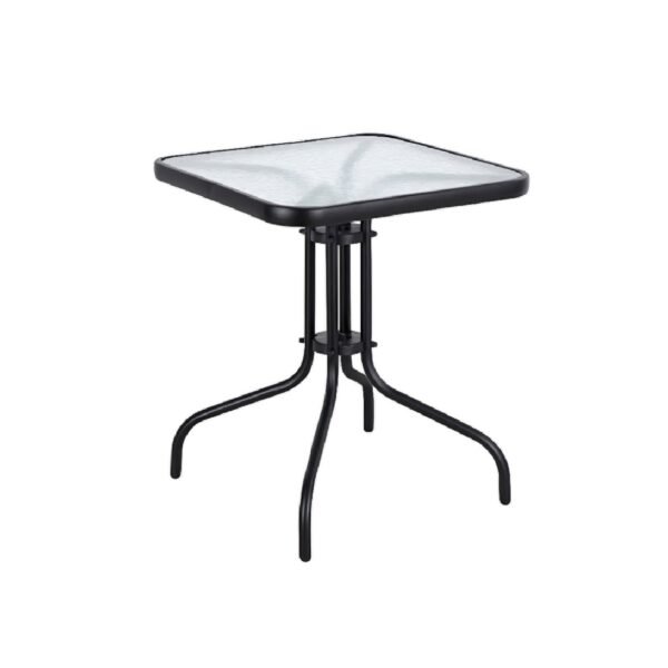 AMS Garden baštenski sto 60×60×70 cm — kvadratni metalni (AM-073)
