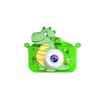 Dječija digitalna kamera X12S u zelenoj futroli dinosaur