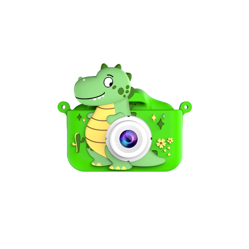djecija-digitalna-kamera-x12s-zelena-dinosaur Dječija digitalna kamera X12S u zelenoj futroli dinosaur
