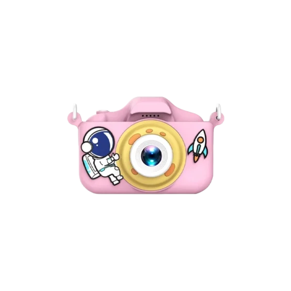Dječija digitalna kamera X200 pink sa futrolom astronaut