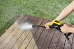 Pranje drvene terase Kärcher K 5 Power Control Flex peračem