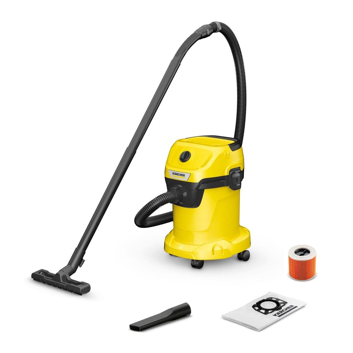 karcher-wd-3-v-17-4-20-usisivac-sellora Kärcher mokro-suhi usisivač WD 3 V-17/4/20 sa priborom, patronskim filterom i filter vrećicom