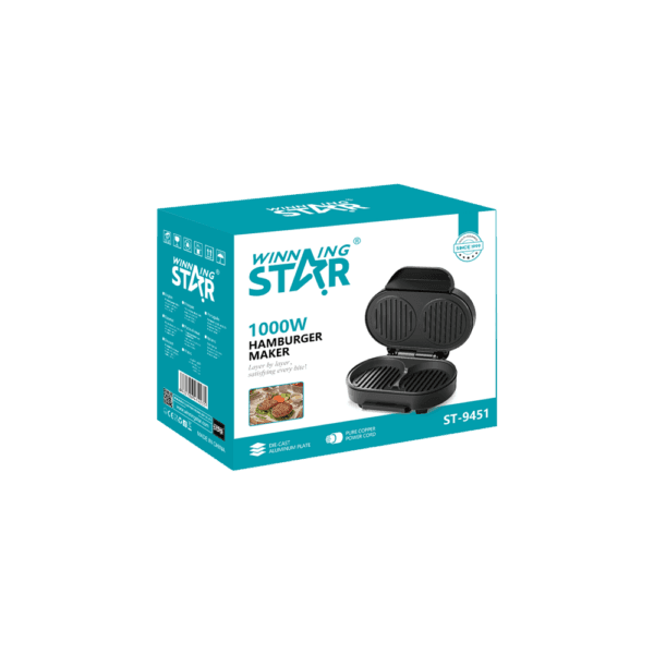 Winning Star ST-9451 aparat za hamburger — originalno pakovanje